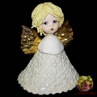 Статуэтка-колокольчик &quot;Ангел со светлыми волосами&quot;