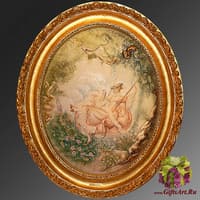 Барельеф &quot;На качелях&quot;