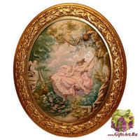 Барельеф &quot;На качелях&quot;