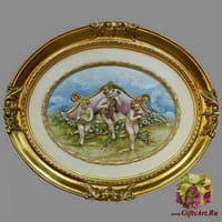 Барельеф &quot;Три ангела - музыканта&quot;