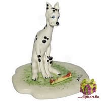 Скульптура &quot;Собака и косточка&quot;