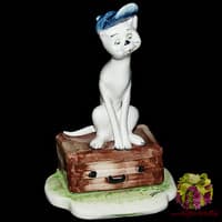 Скульптура &quot;Мистер кот - путешественник&quot;