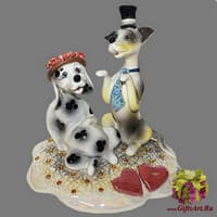Статуэтка &quot;Душевная пара собак&quot;