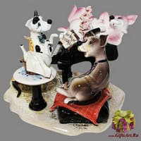 Статуэтка &quot;Инструментальное трио собак&quot;