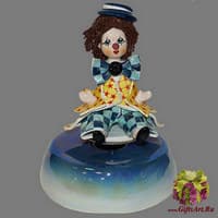 Статуэтка-музыкальная &quot;Клоун в шляпе&quot;