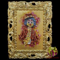 Картина &quot;Клоун в цилиндре и галстуке&quot;