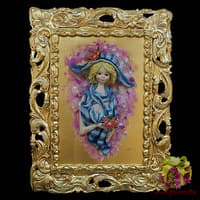 Картина в золоте &quot;Зима&quot;