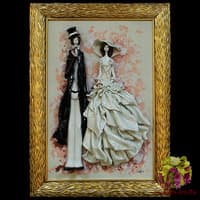 Картина овальная &quot;Пара&quot;