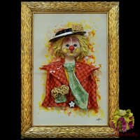 Картина прямоугольная &quot;Клоун в шляпе&quot;