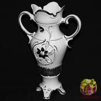 Ваза &quot;Ветка с ягодами&quot;