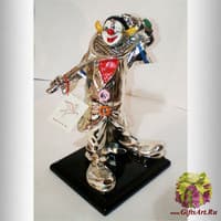 Скульптура &quot;Клоун с ракеткой&quot;