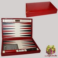 Кожаный кейс для игры в нарды