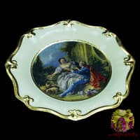 Декоративное блюдо "Живопись Буше: Свидание" Декоративное блюдо "Живопись Буше: Свидание"
