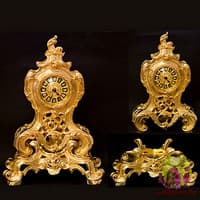 Часы &quot;Завитки&quot; кварцевые