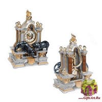 Часы &quot;Два чёрных тигра&quot;