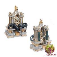 Часы &quot;Два чёрных тигра&quot;