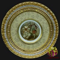 Декоративная тарелка в рамке