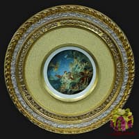 Декоративная тарелка в рамке