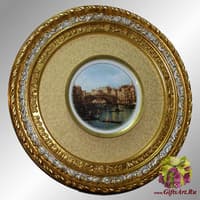 Декоративная тарелка в рамке &quot;Венеция&quot;