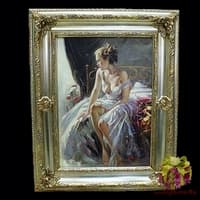 Картина &quot;Девушка на кровати&quot;