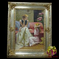 Картина &quot;Мама с дочкой&quot;