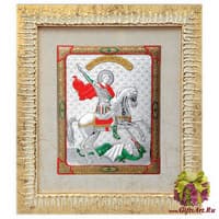 Декоративное панно &quot;Георгий Победоносец&quot;