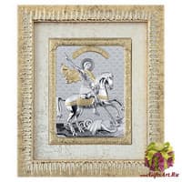 Декоративное панно &quot;Георгий-победоносец&quot;