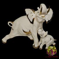 Статуэтка &quot;Слониха со слонёнком&quot;