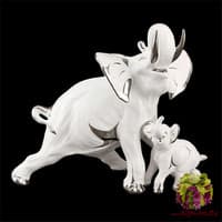 Статуэтка &quot;Слониха со слонёнком&quot;