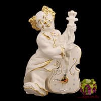 Часы &quot;Клоун с контрабасом&quot;