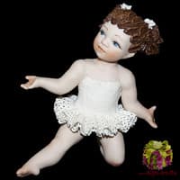 Кукла Маленькая балерина в танце 8 см Sibania Италия