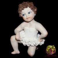 Кукла Маленькая балерина слушает 9 см Sibania Италия