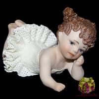 Кукла Маленькая танцовщица лежит 6 см Sibania Италия