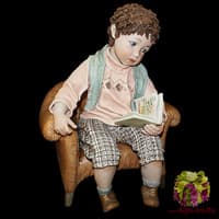 Кукла Оливер сидящий на диване Sibania Италия