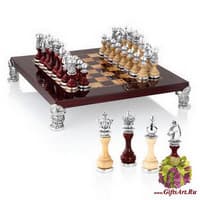 Шахматный набор (доска - дерево красное)