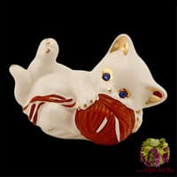 Статуэтка &quot; Котёнок Кики играющий с сумкой&quot;