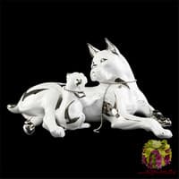 Статуэтка &quot;Собака со щенком&quot;