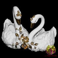 Конфетница &quot;Два лебедя&quot;