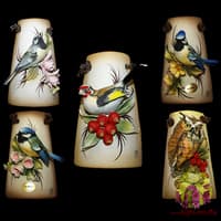 Декор на стену &quot;Птичка на цветах&quot;