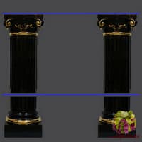 Колонны с полками