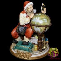 Статуэтка &quot;Санта Клаус с глобусом&quot;