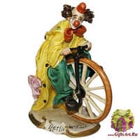 Статуэтка &quot;Клоун на велосипедном колесе&quot;