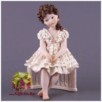 Статуэтка фарфоровая Летний вечер. Высота 25 см Sibania Италия