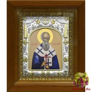 Икона освященная &quot;Антипа Пергамский, епископ, священномученик&quot;, 14x18 см, в деревянном киоте 20x24 см, 20x24 см