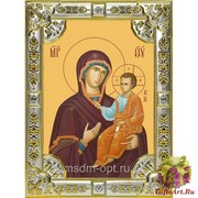 Икона освященная &quot;Иверская икона Божией Матери&quot;, 18x24 см, со стразами