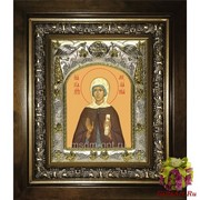 Икона освященная &quot;Мелания Римляныня преподобная&quot;, 14x18 см, в деревянном киоте 20x24 см, 20x24 см