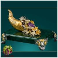 Рог изобилия. Символ несметного богатства. Серебро 925 пробы. Россия