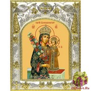 Икона освященная &quot;Неувядаемый цвет икона Божией Матери&quot;, 14x18 см