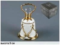 Колокольчик. Фарфор с кристаллами Swarovski Сваровски. R.G. Porcellane