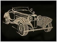 Картина со стразами Ретро-кабриолет 30x40 см